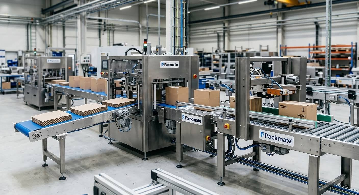 Automated Commercial Packaging Line Solutions for Food, Pharmaceutical and Health Products