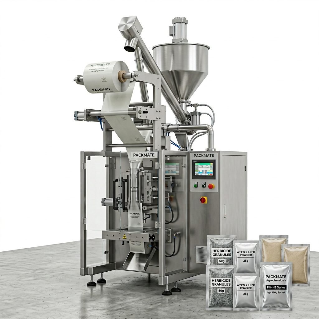 Packmate automatic herbicide sachet packaging machine