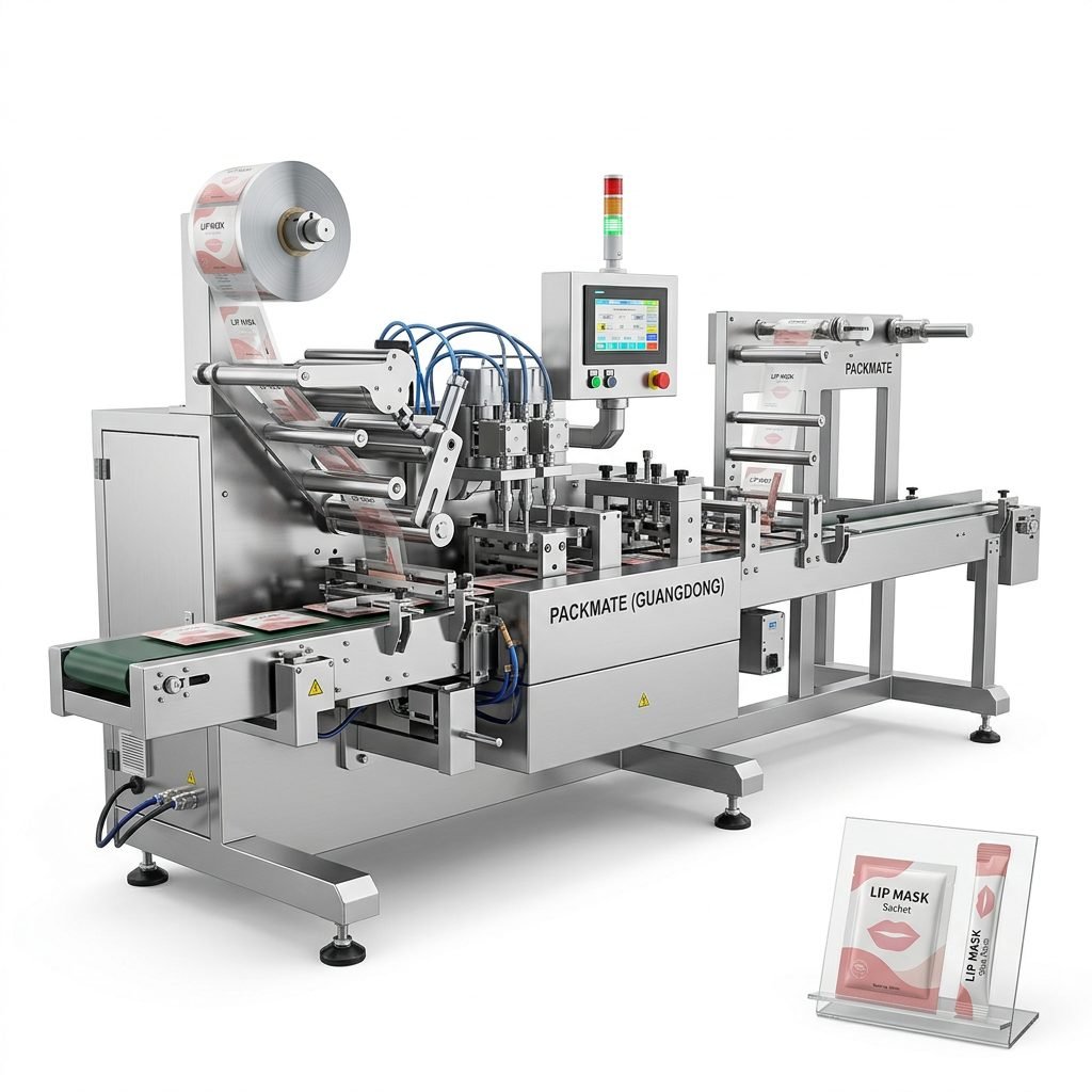 Automatic Lip Mask Packing Machine for Sachets and Stick Packs
