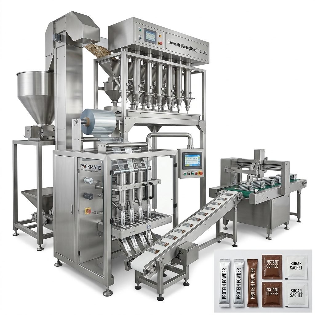 Automatic Multi-Lane Pouch Sorting Line