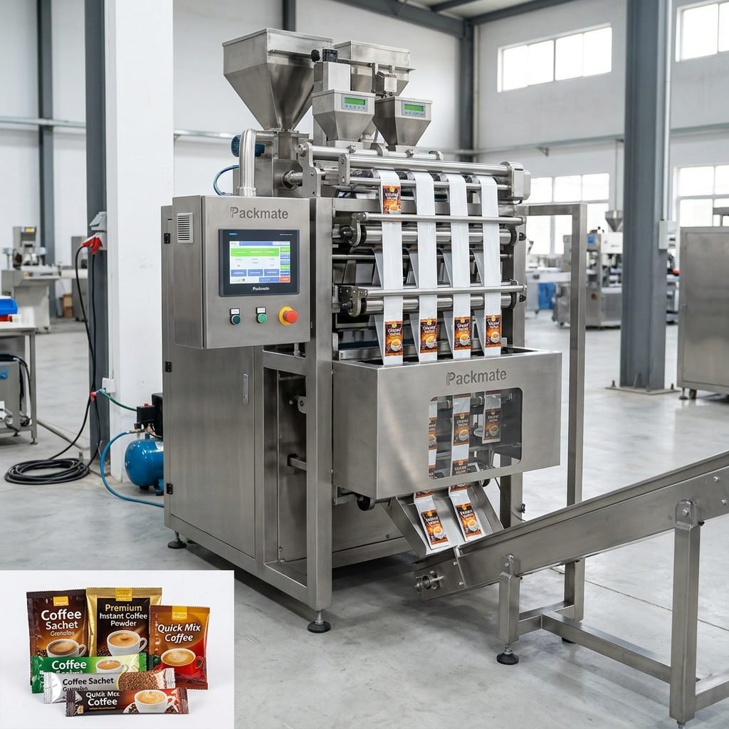 Coffee Sachet Packaging Machine Multi Lane