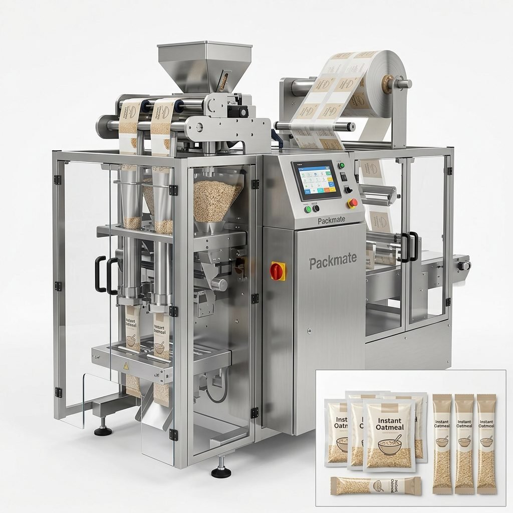 High Speed Automatic Instant Oatmeal Packaging Machine for Sachets Stick Packs