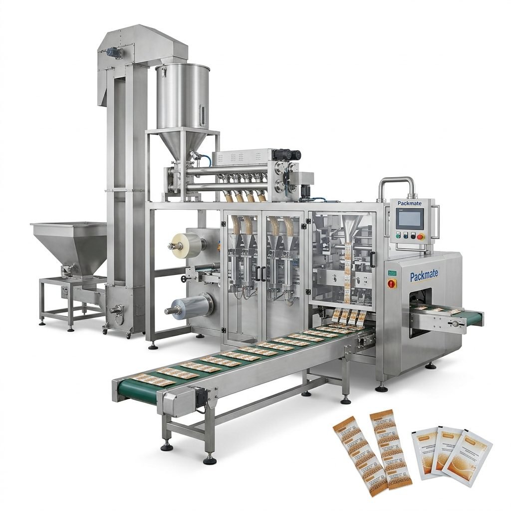 High-Speed Multi-Lane Granule Stick Pack & Sachet Packaging Line