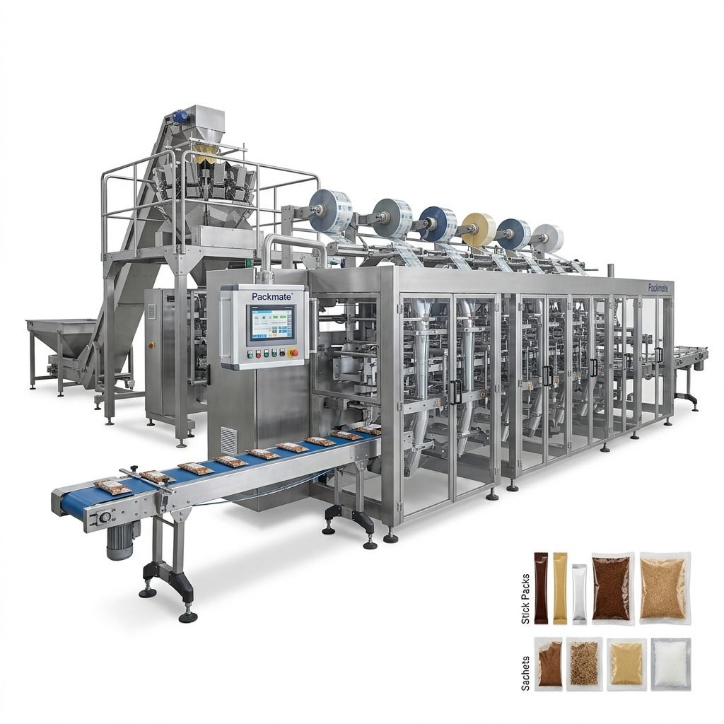 High-Speed Multi-Lane Powder Packaging Lines
