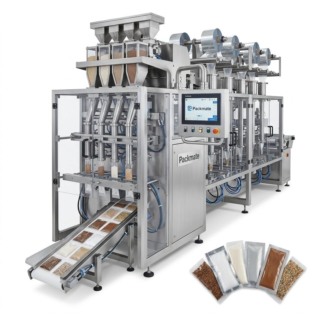 Multi-Lane Sachet Counting Line
