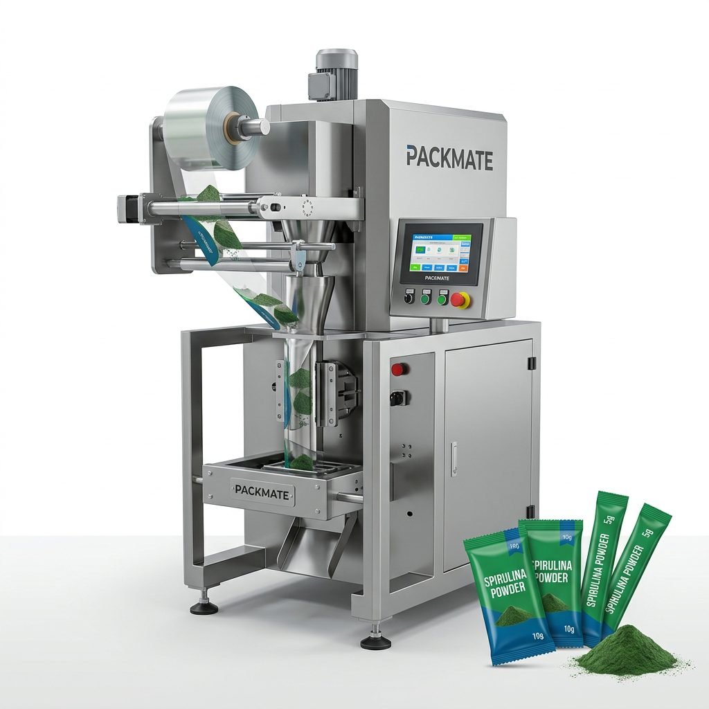 Spirulina Powder Automatic Packaging Machine for Sachets and Stick Packs